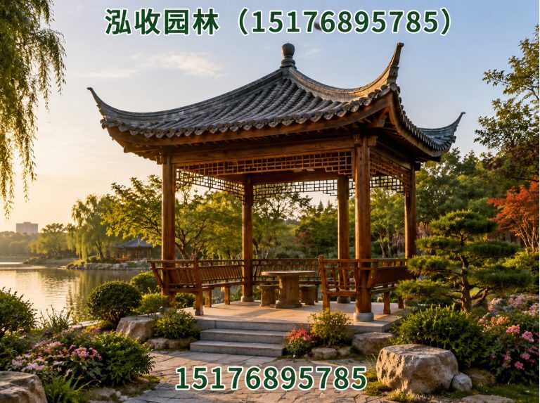 梅州防腐木展示图